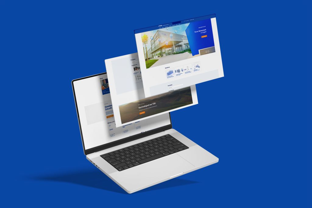 Design-Relaunch der Startseite von TDK Electronics
