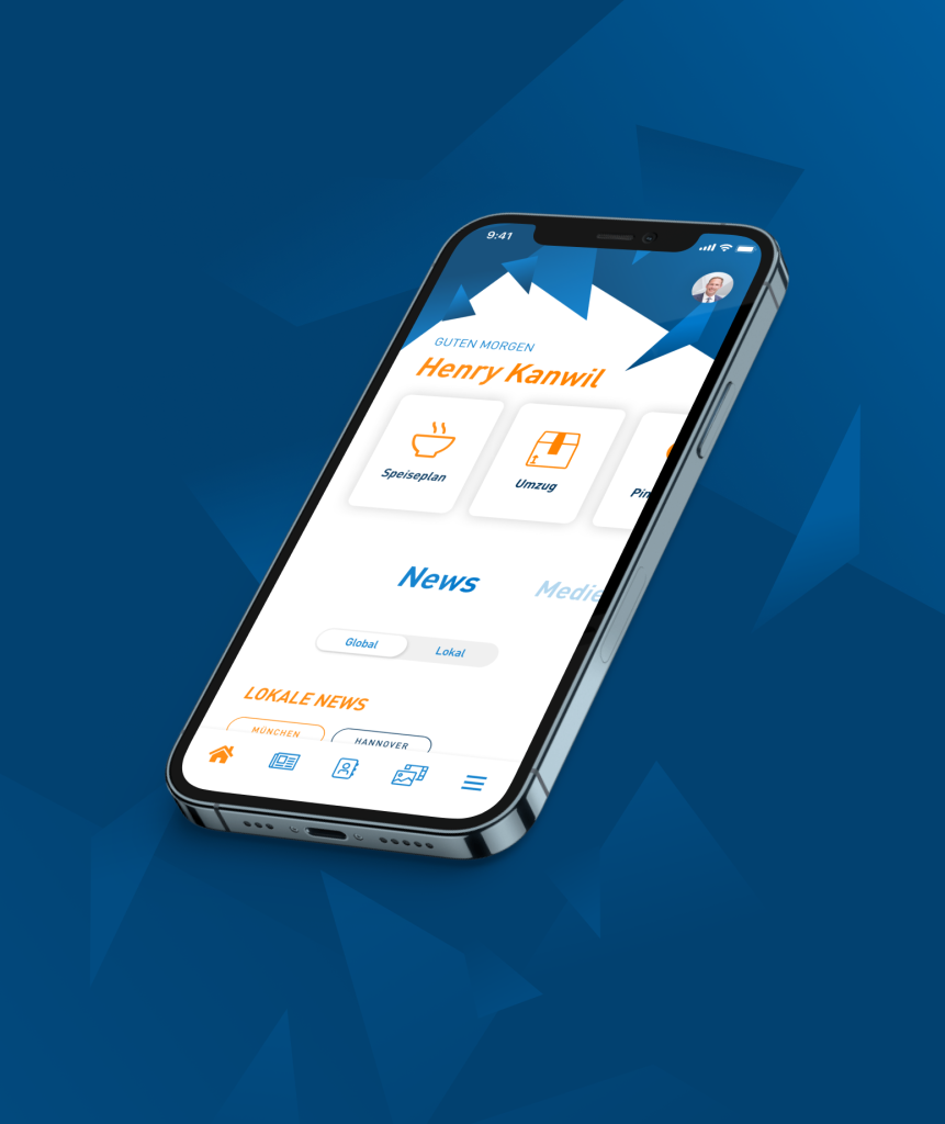 Die neue Mitarbeiter App von KraussMaffei