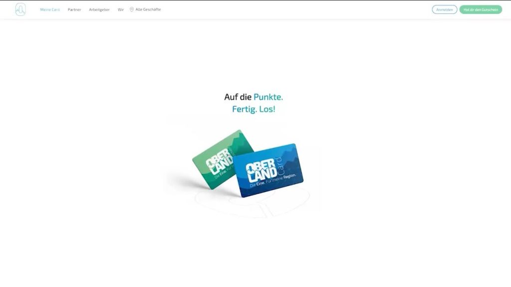 OBERLANDCard - Die Eine. Für meine Region.