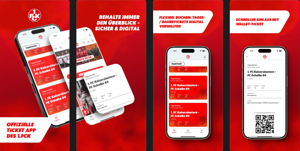 Seitwerk entwickelt neue Wallet-App für den 1. FC Kaiserslautern