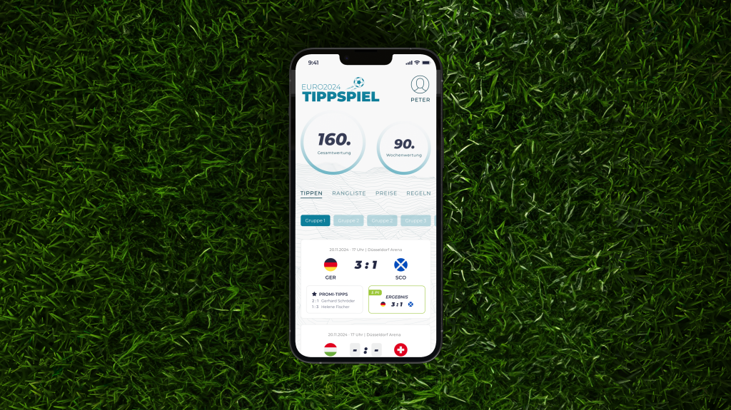 Tippspiel zur Fußball-EM 2024